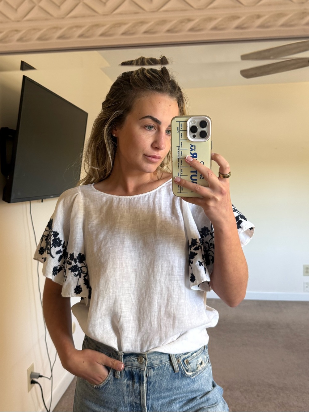 Jcrew linen top